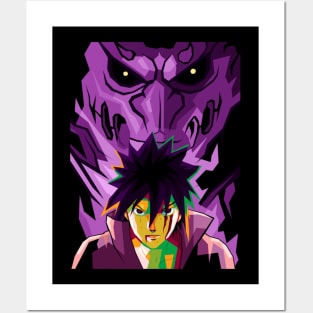 Sasuke X Susanoo In Wpap Pop Art Posters and Art